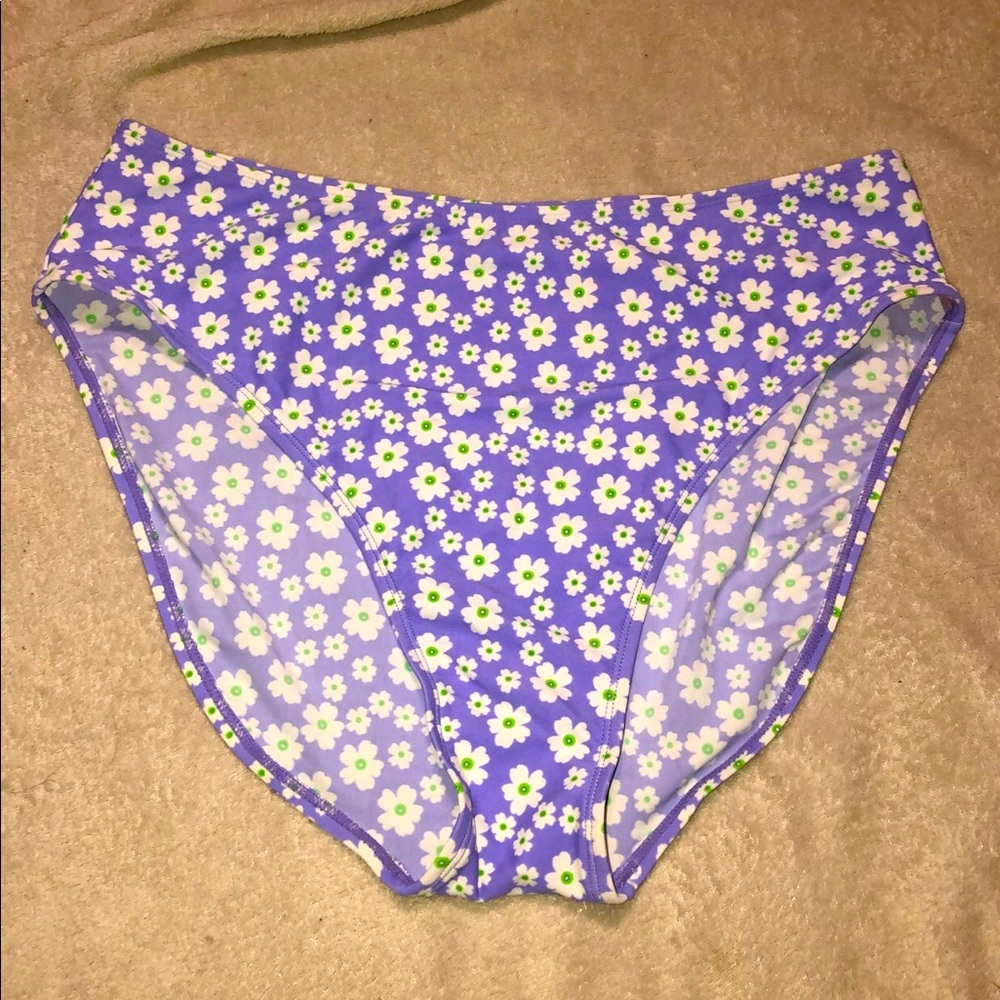 Carolina blues floral bikini bottoms